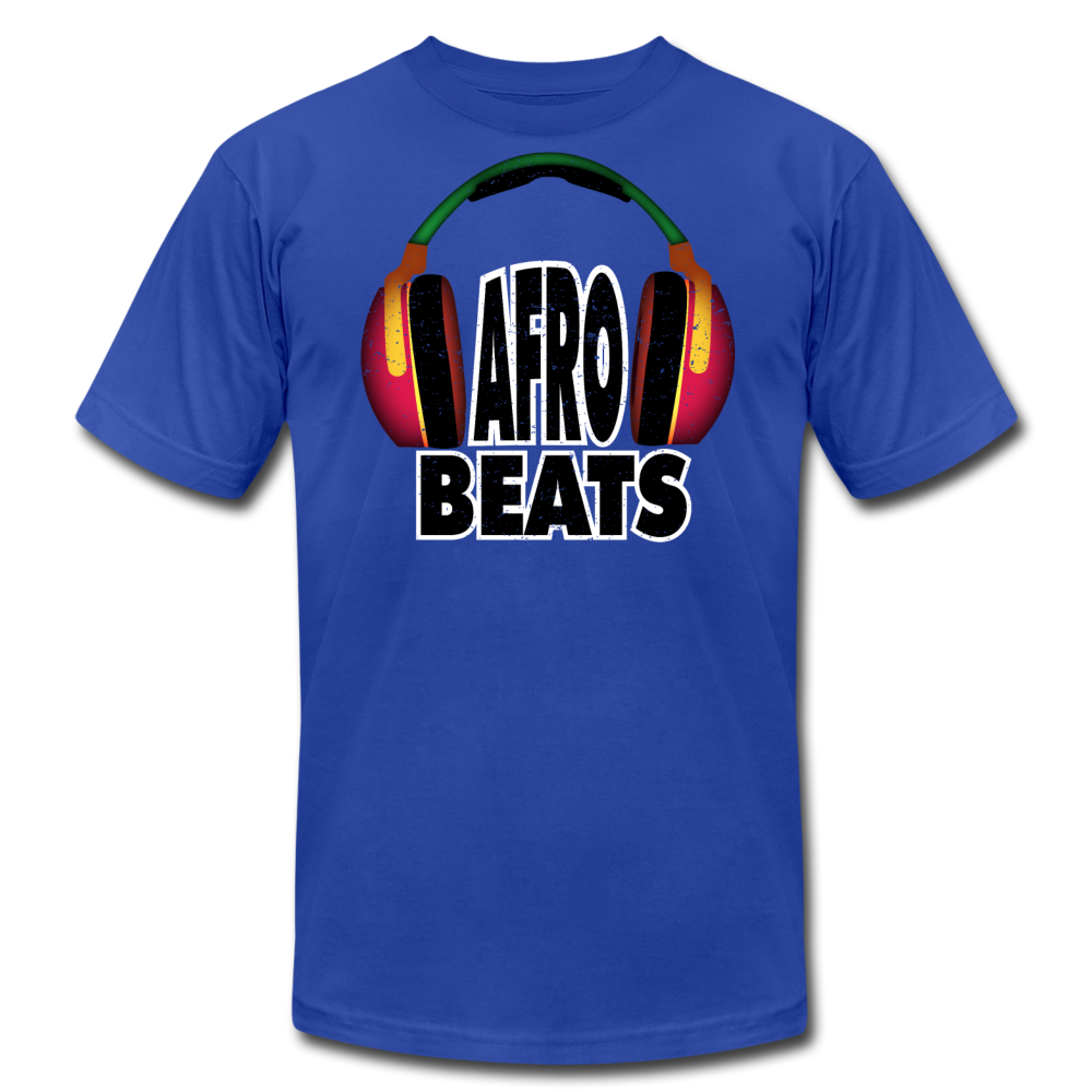 Afrobeats -Headphones Unisex T-Shirt - royal blue