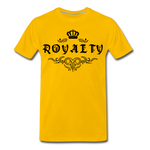 Royalty T-Shirt - Black - sun yellow