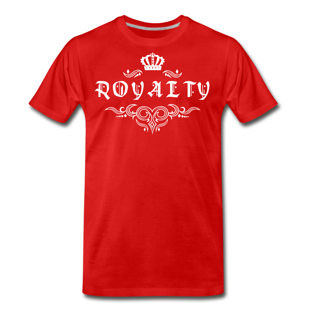 Royalty (Unisex) T-Shirt - BlackDesign - red