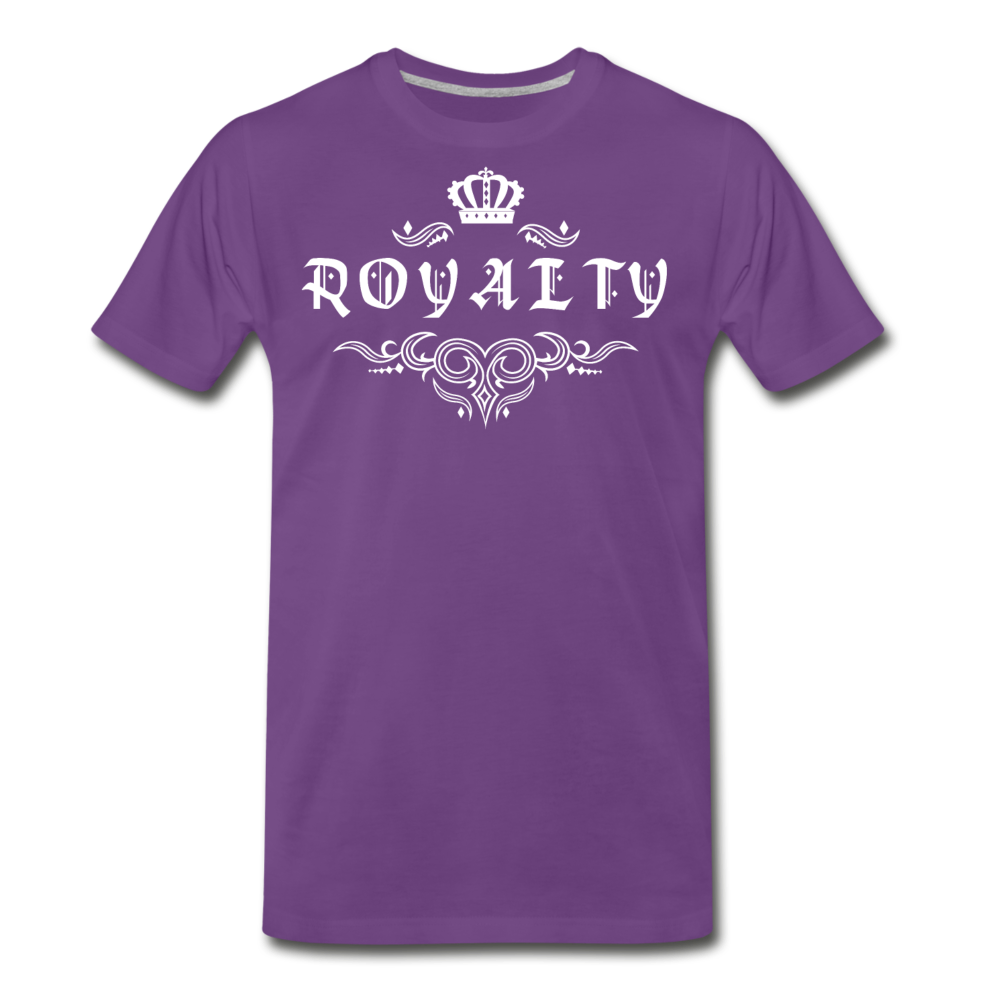 Royalty (Unisex) T-Shirt - BlackDesign - purple