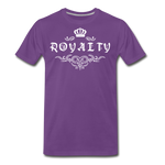 Royalty (Unisex) T-Shirt - BlackDesign - purple