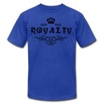 Royalty Unisex Jersey T-Shirt -Black - royal blue