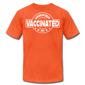 Verified & Vaccination 2021 (White) - orange