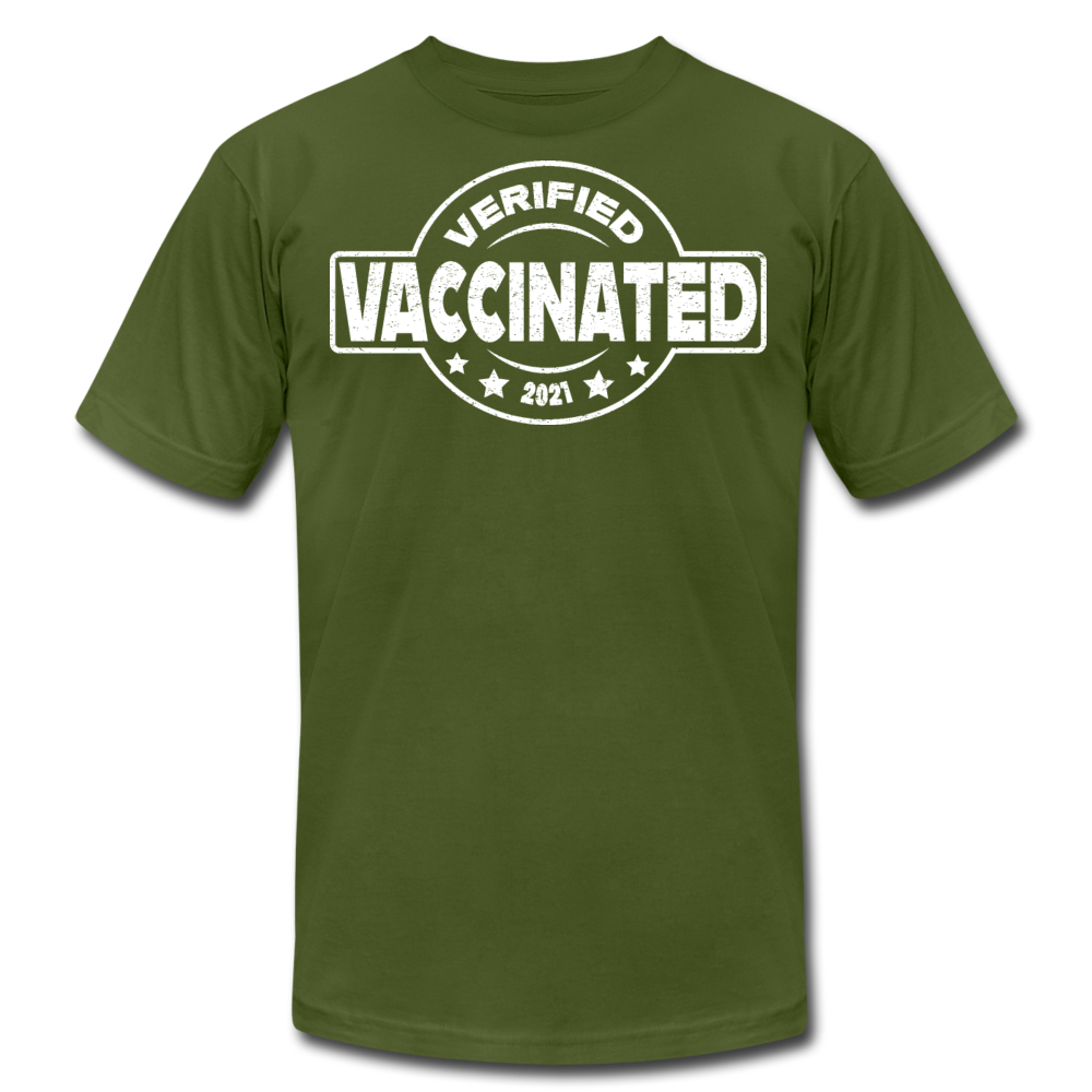 Verified & Vaccination 2021 (White) - olive