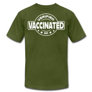 Verified & Vaccination 2021 (White) - olive