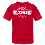 Verified & Vaccination 2021 (White) - red