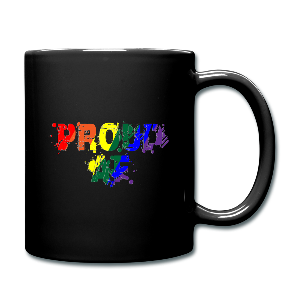 Proud AF - LGBTQ Mug - black