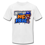 We Here - NY Basketball - Unisex Jersey T-Shirt - white