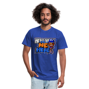 We Here - NY Basketball - Unisex Jersey T-Shirt - royal blue