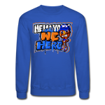 We Here - NY Basketball - Unisex Crewneck Sweatshirt - royal blue