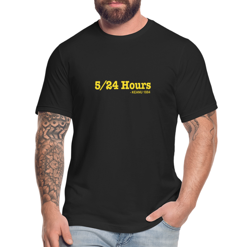 5/24 Hours Unisex Jersey T-Shirt - black