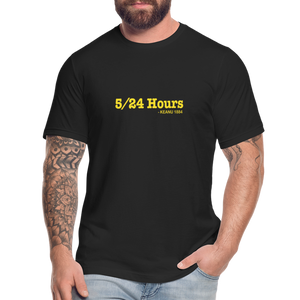 5/24 Hours Unisex Jersey T-Shirt - black