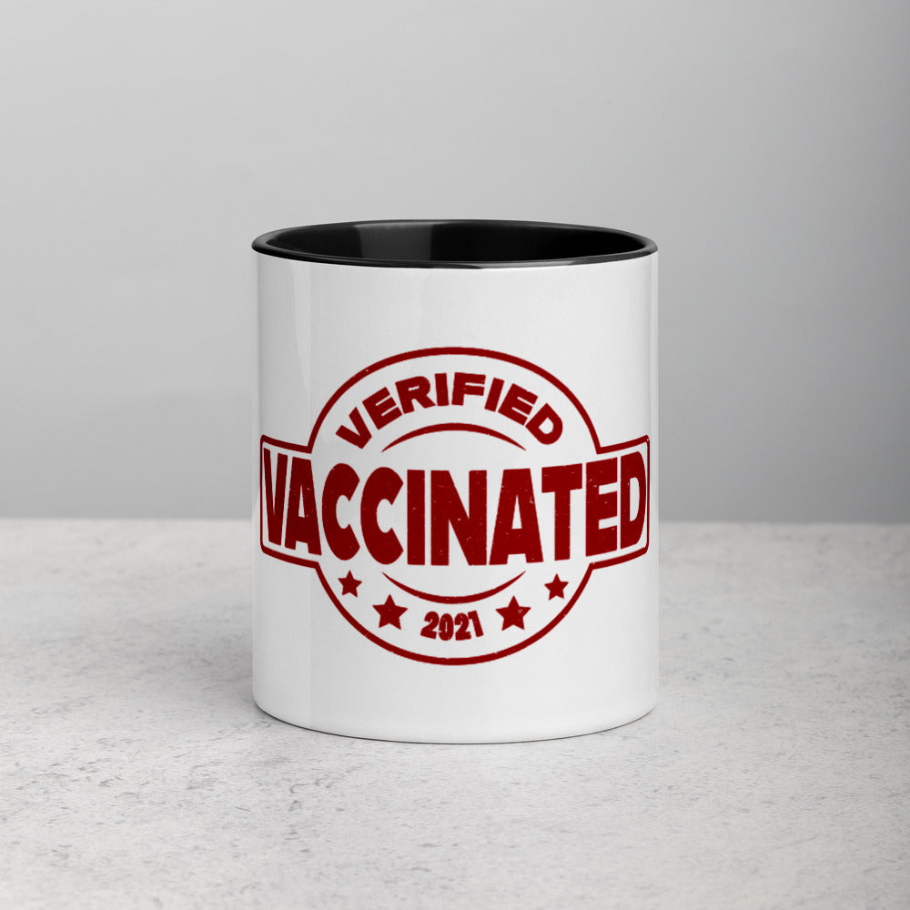 Vaccinated - Verified - 2021 Accented Mugs
