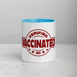 Vaccinated - Verified - 2021 Accented Mugs