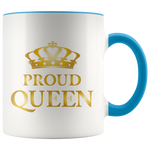 Proud Queen - Accent Mug (gold)